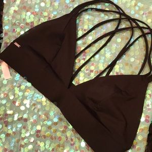 Vs pink black bralette